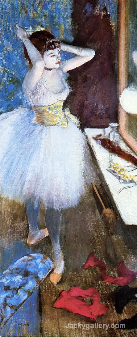 Dancer In Her Dressing Room, by Edgar Degas paintings reproduction